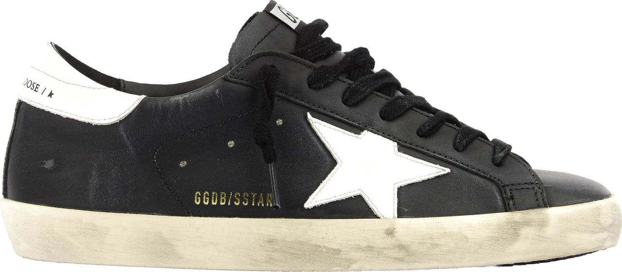 Golden Goose Superstar Black White Zwart
