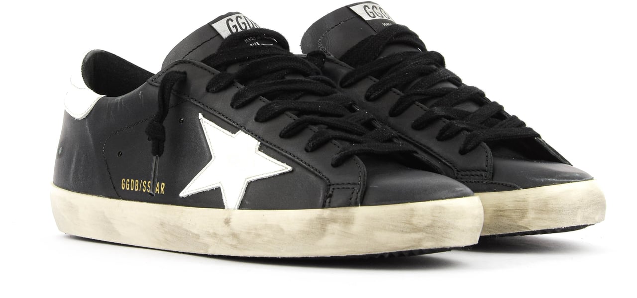 Golden Goose Superstar Black White Zwart