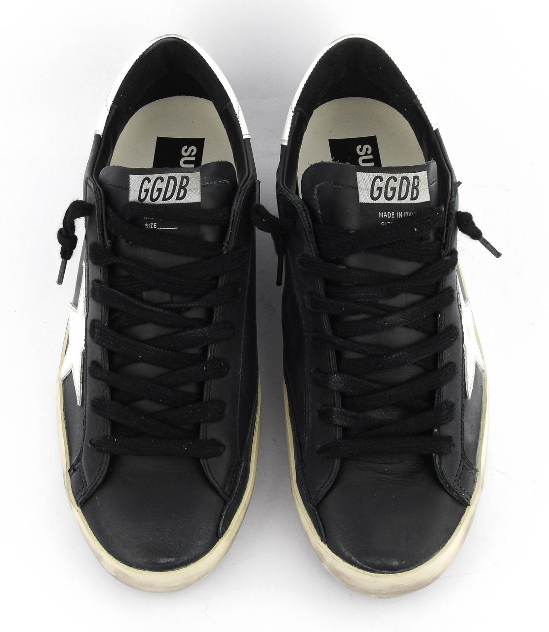Golden Goose Superstar Black White Zwart