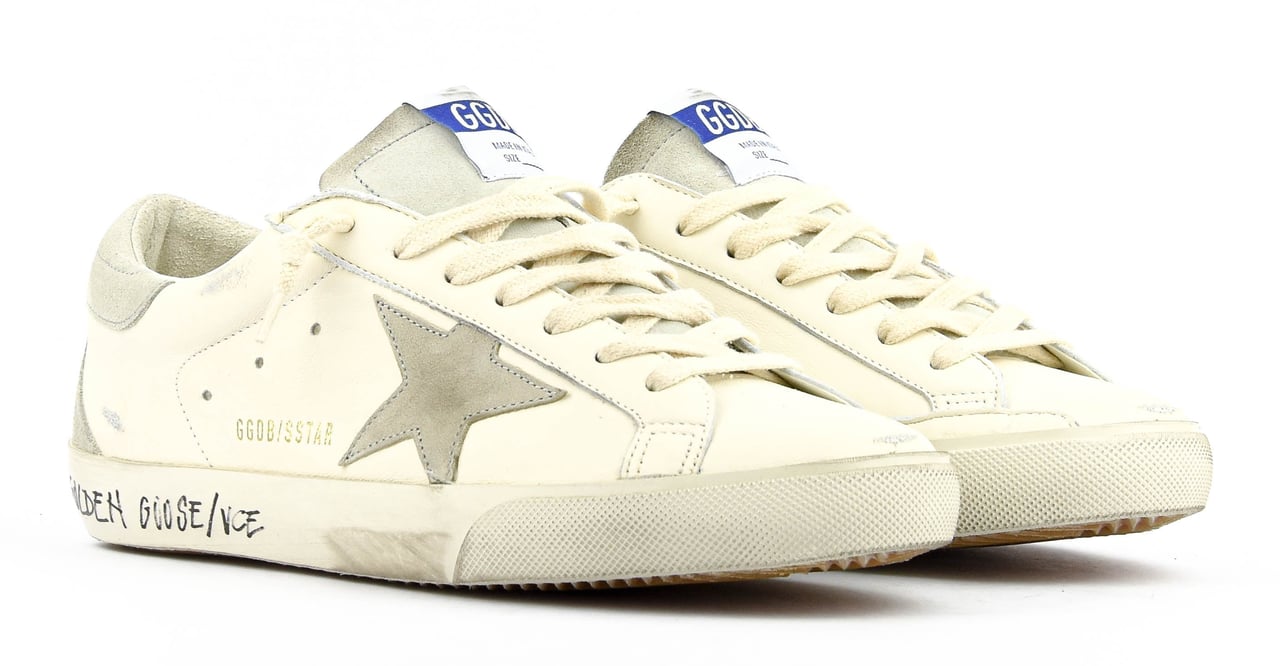 Golden Goose Superstar White Grey Wit