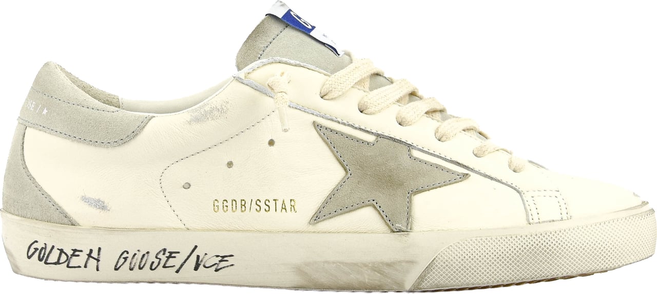 Golden Goose Superstar White Grey Wit