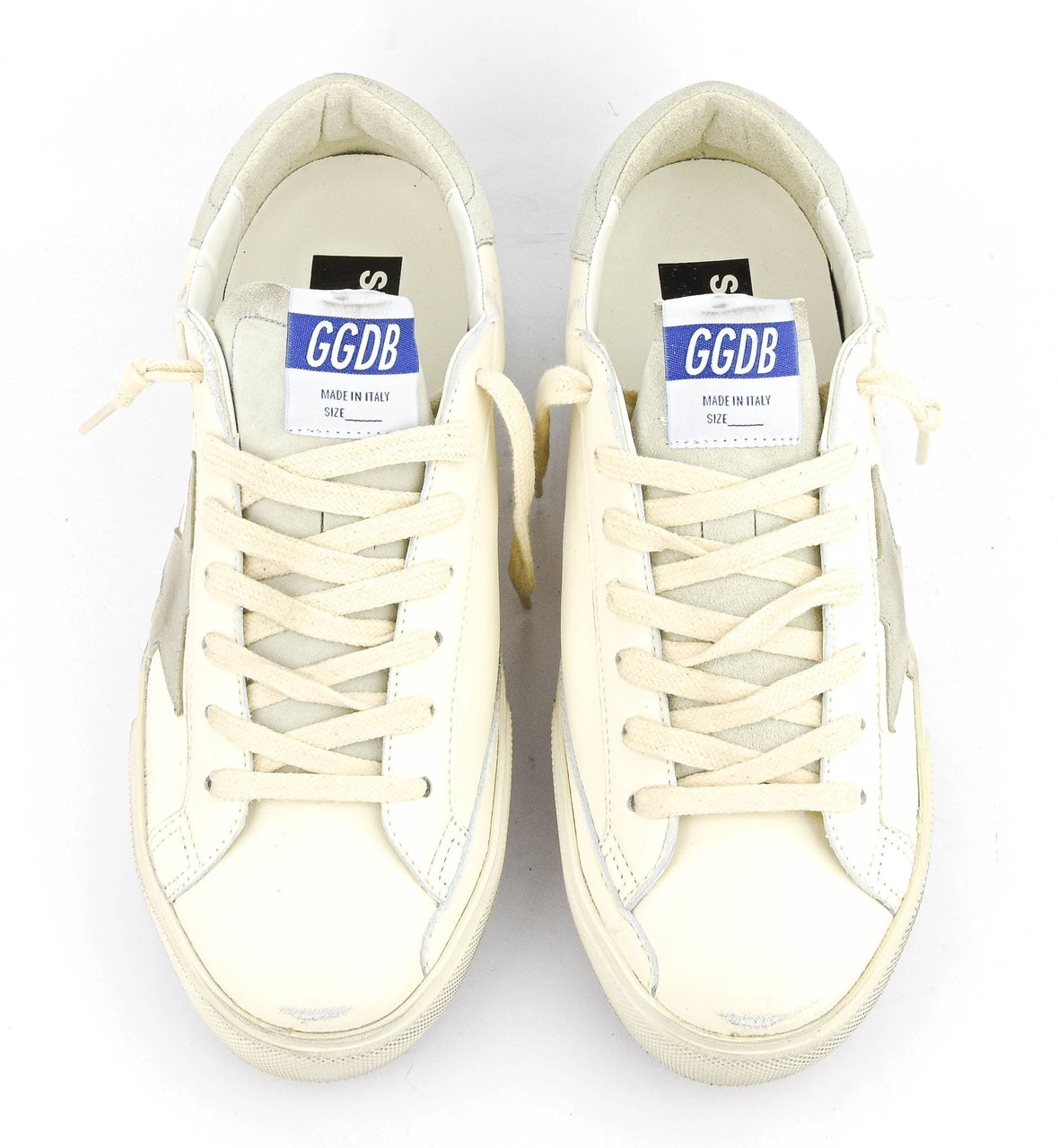 Golden Goose Superstar White Grey Wit