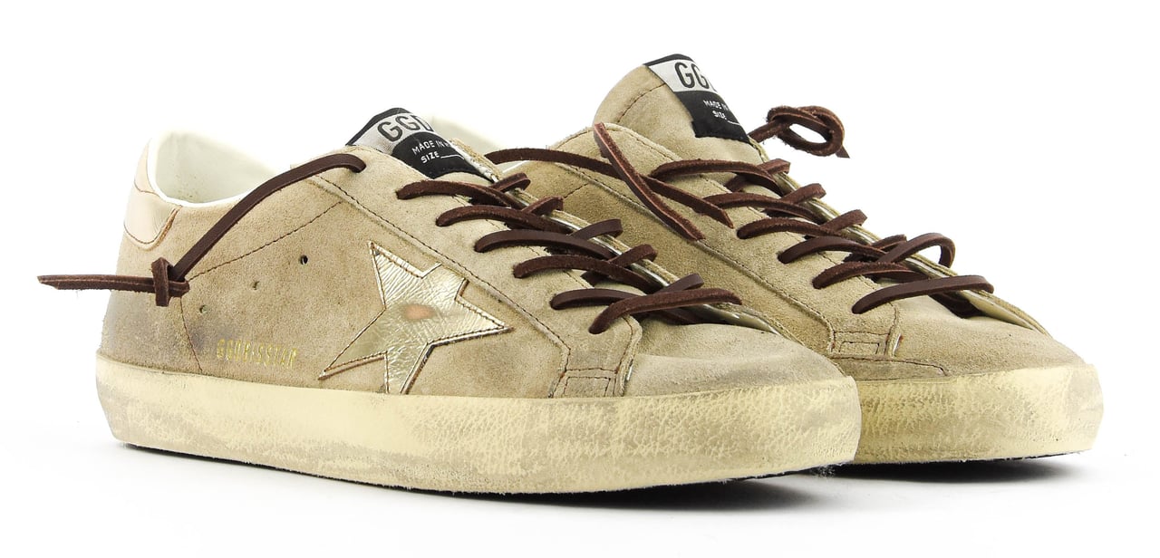 Golden Goose Superstar Beige Platinum Beige