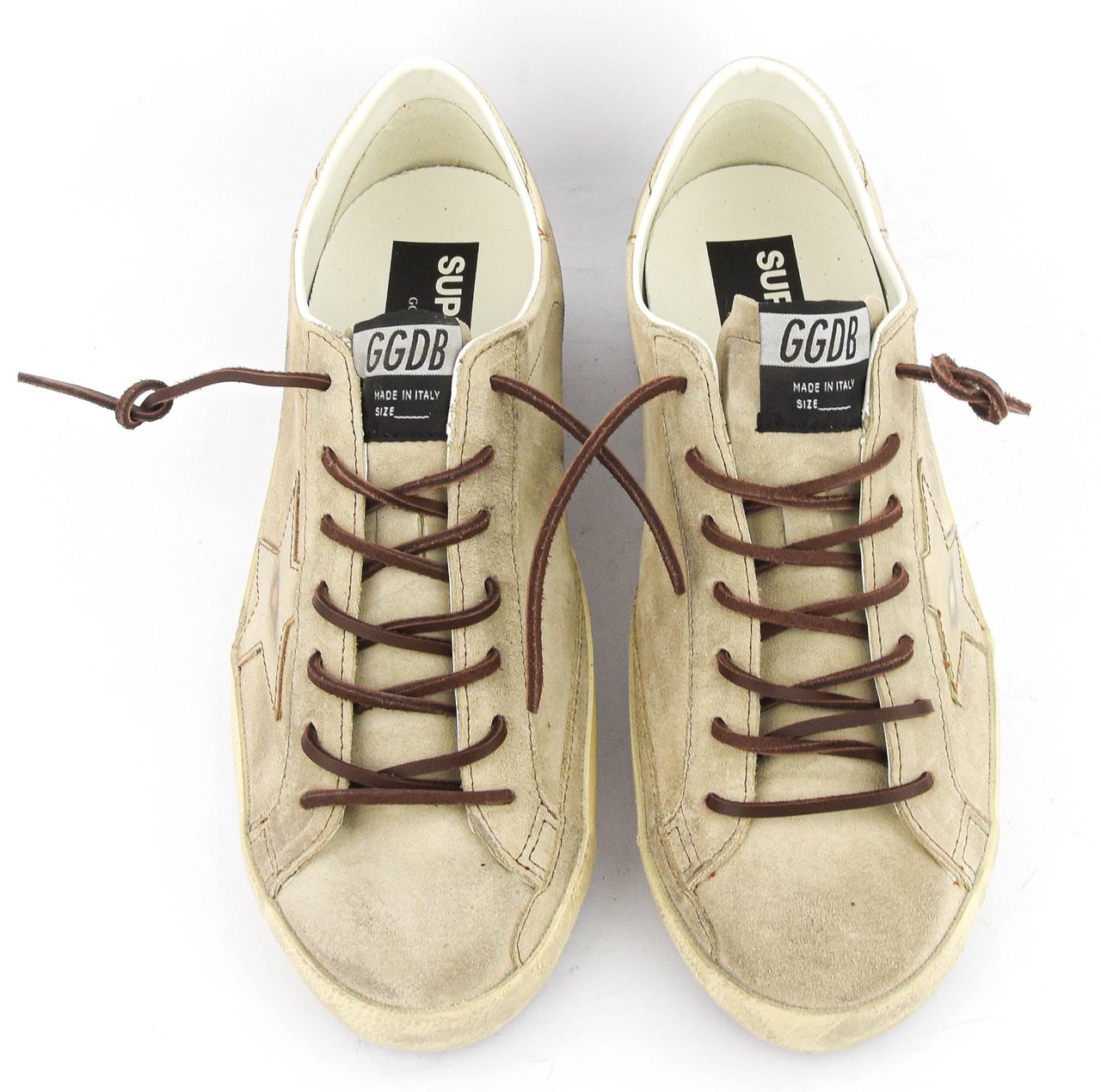 Golden Goose Superstar Beige Platinum Beige