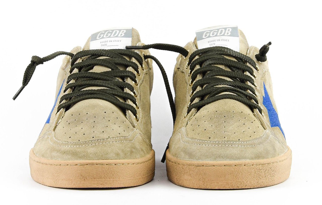 Golden Goose Ballstar Dark Beige Bluette Beige