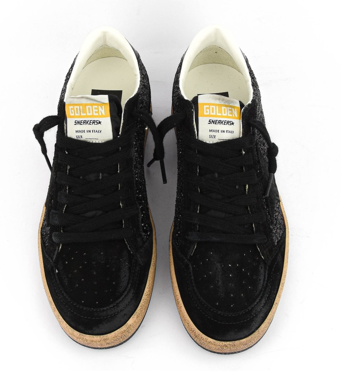 Golden Goose Ballstar Black Suede Zwart