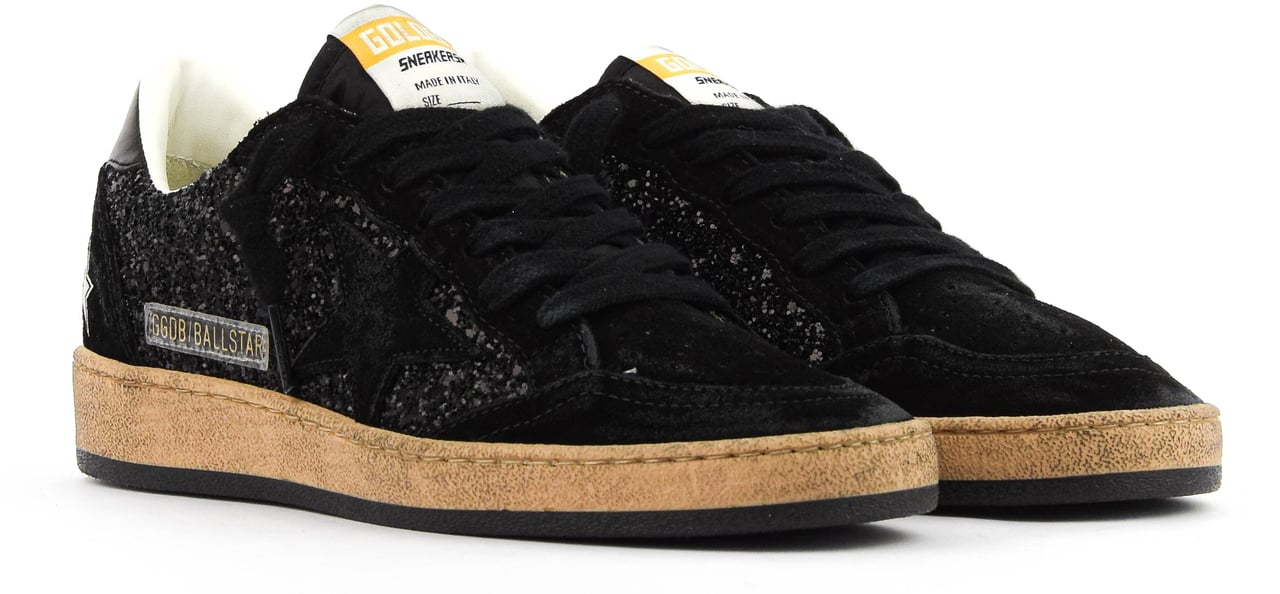 Golden Goose Ballstar Black Suede Zwart