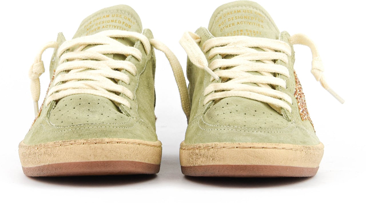 Golden Goose Ballstar Sage/gold Groen