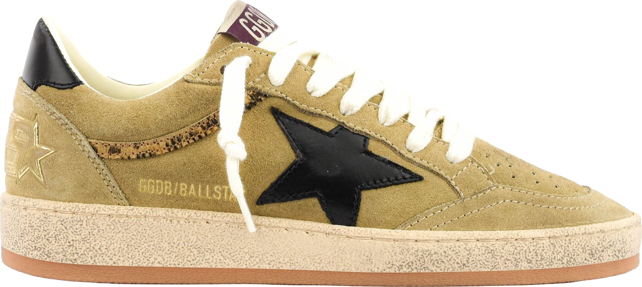 Golden Goose Ballstar Warm Beige/black Beige
