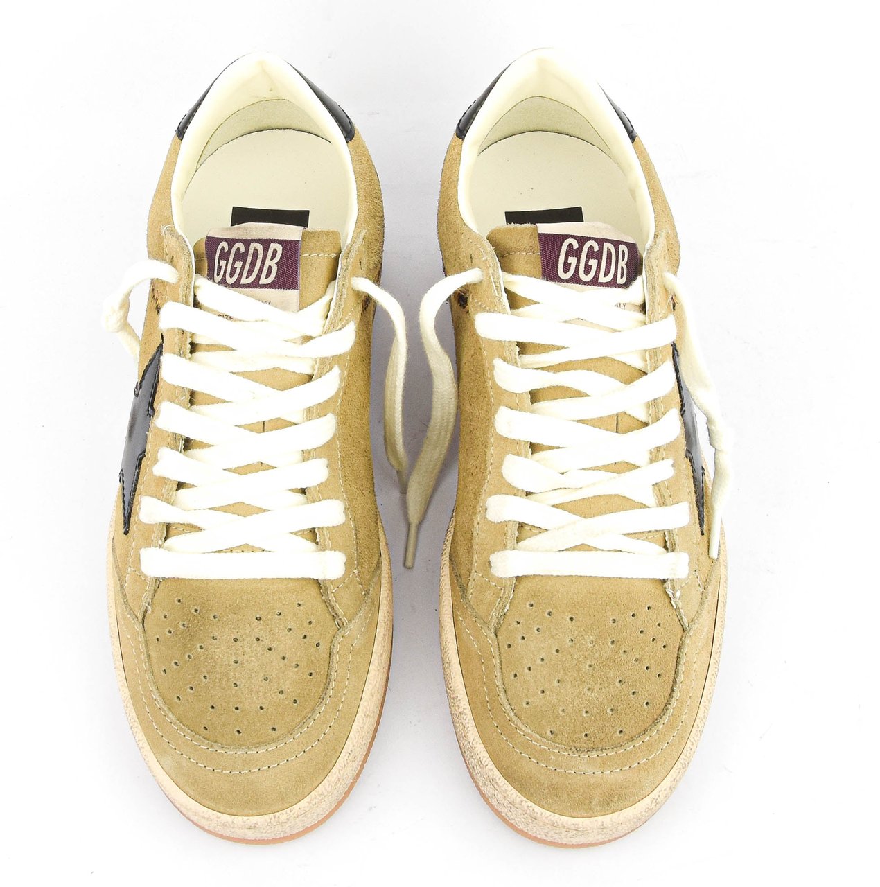 Golden Goose Ballstar Warm Beige/black Beige
