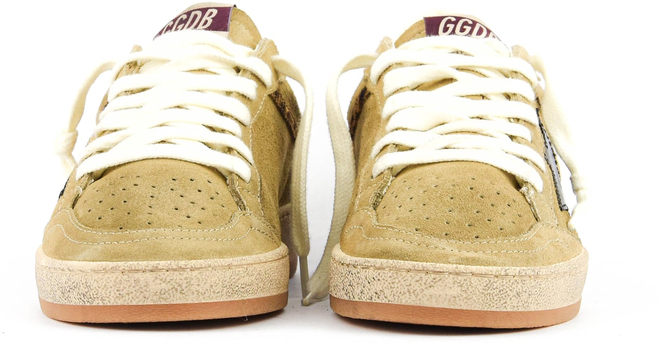 Golden Goose Ballstar Warm Beige/black Beige