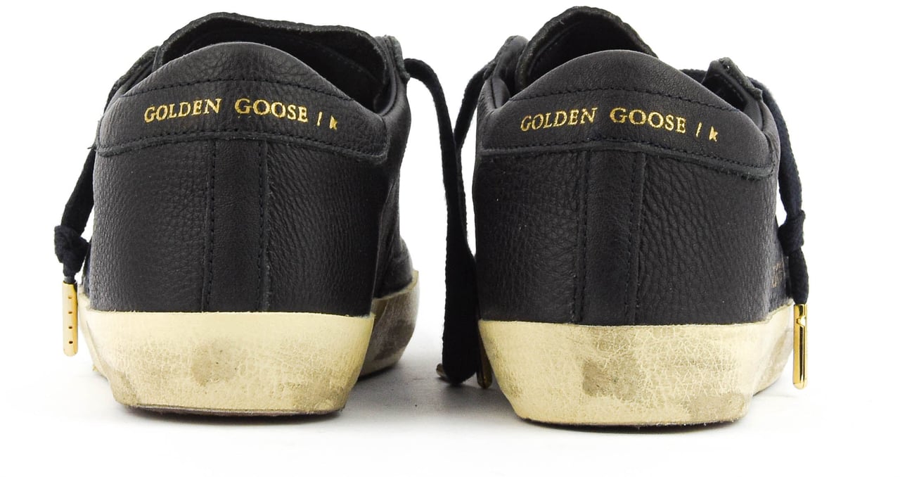 Golden Goose Superstar Navy Blauw