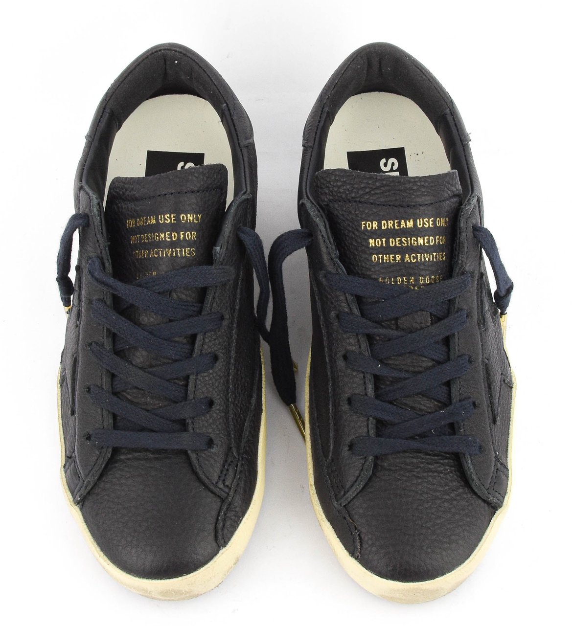 Golden Goose Superstar Navy Blauw