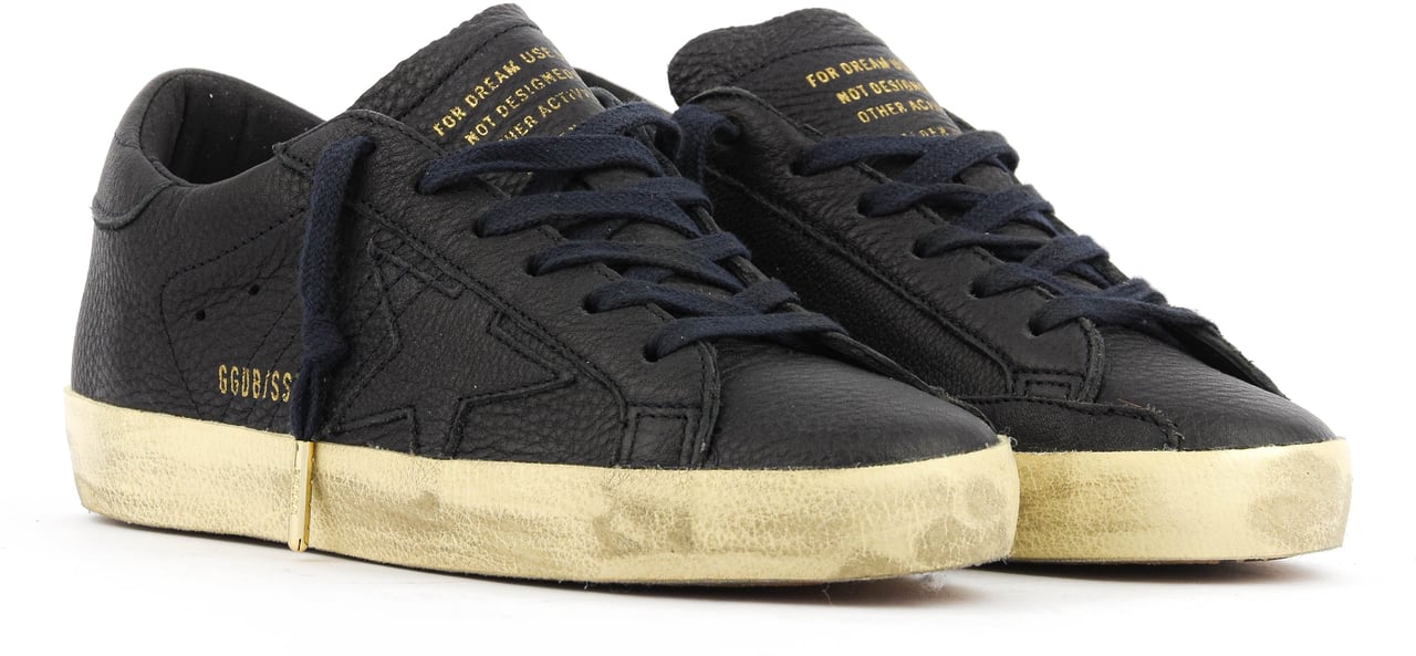 Golden Goose Superstar Navy Blauw