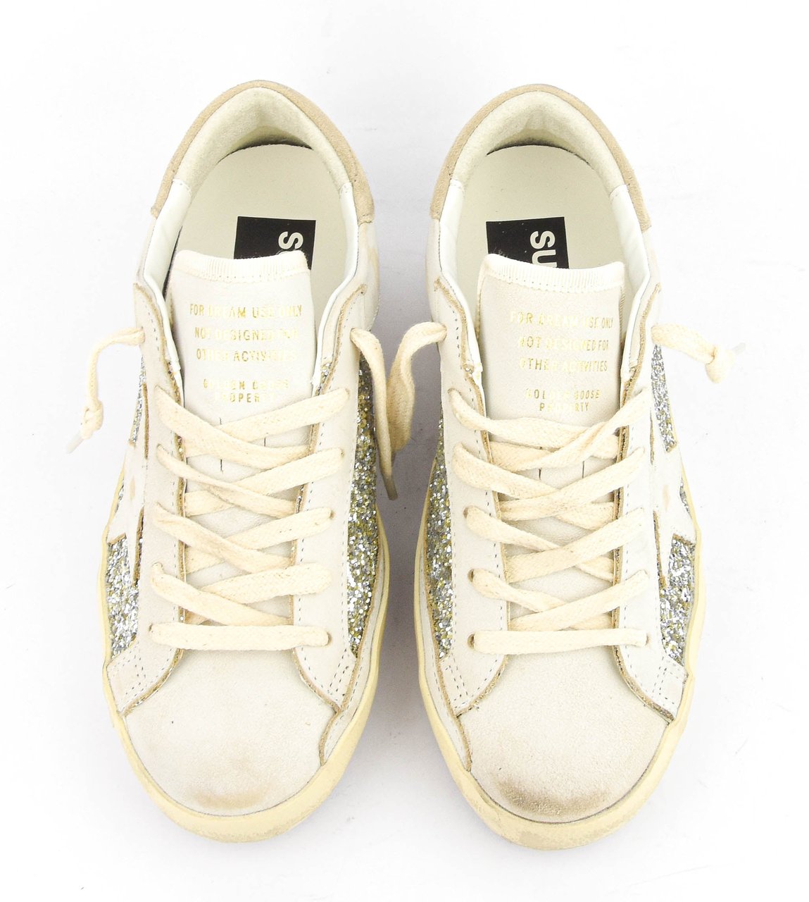 Golden Goose Superstar White/platinium Wit