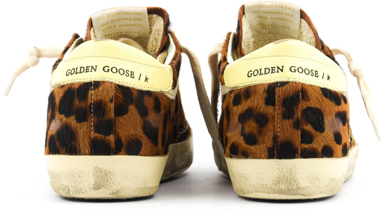 Golden Goose Superstar Leopard/ Pale Yellow Divers