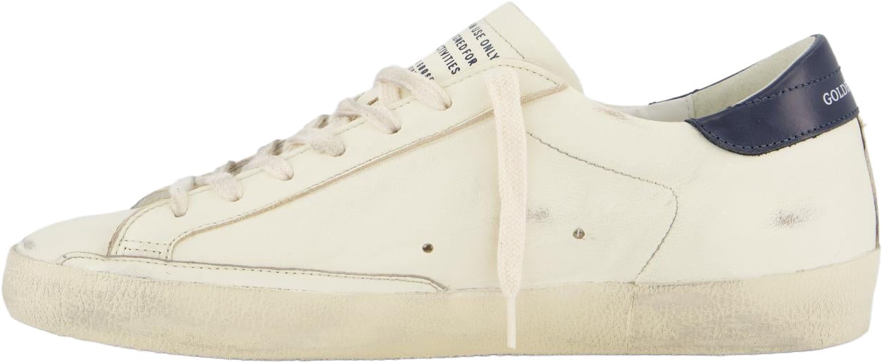 Golden Goose Heren Super-Star Sneaker Wit/Blauw Wit