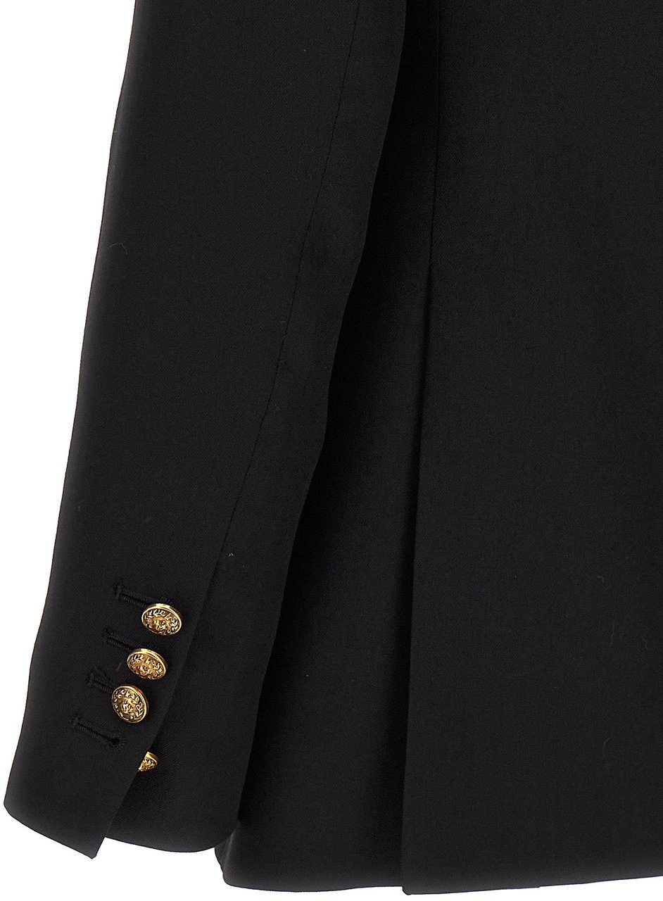 Golden Goose Black Virgin Wool Blazer Zwart