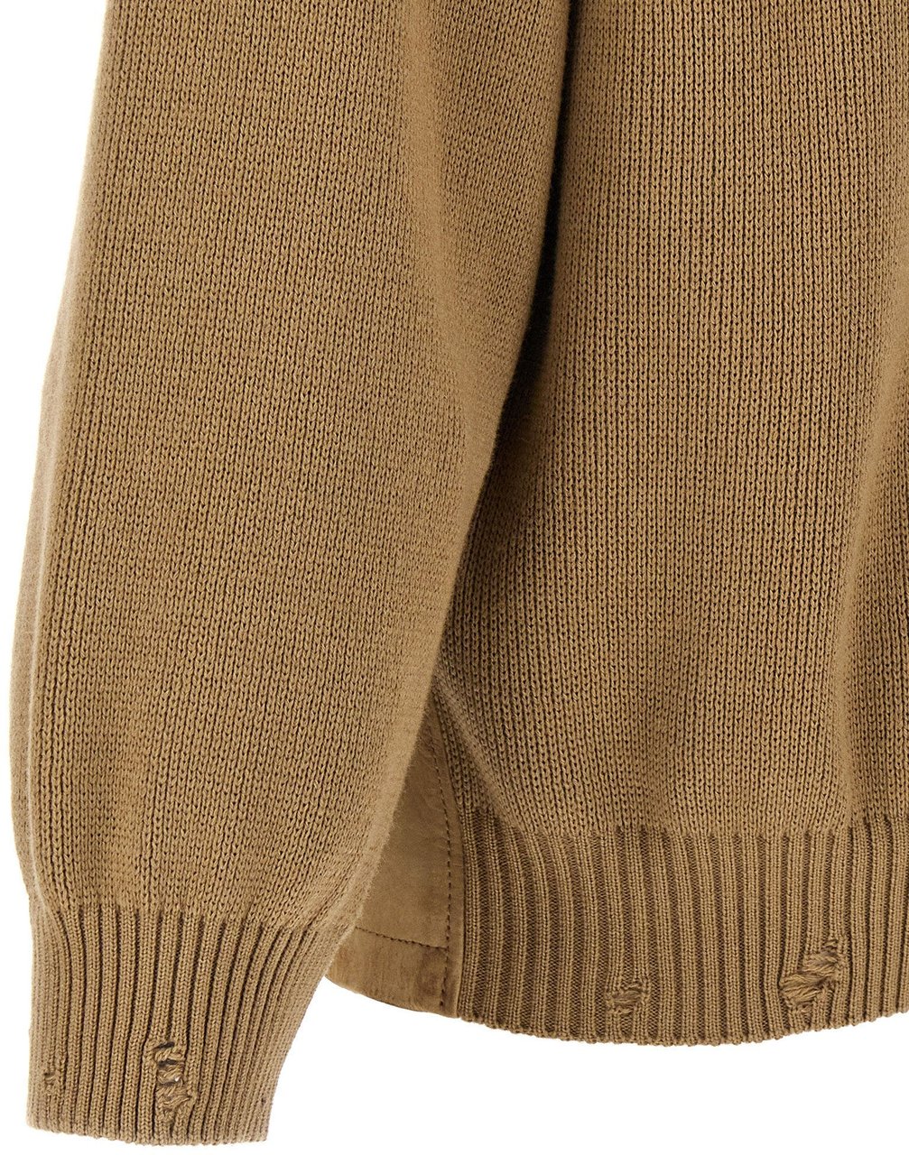 Golden Goose Beige Cowhide Leather Jacket Beige