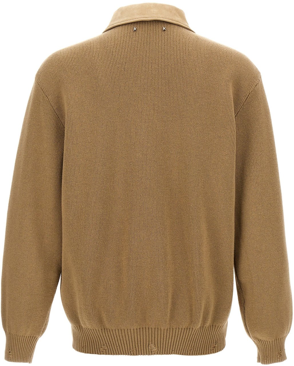 Golden Goose Beige Cowhide Leather Jacket Beige