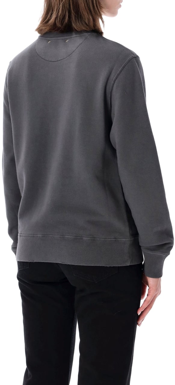 Golden Goose Fleece Strass Collar Sweatshirt Grijs
