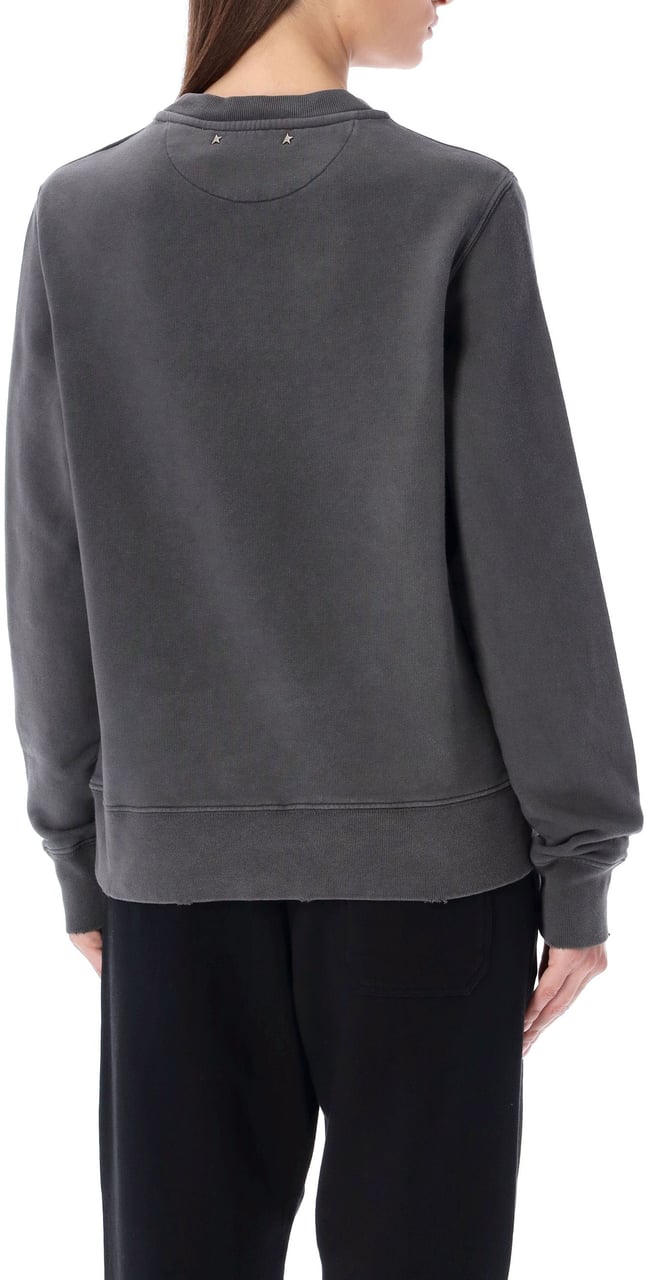 Golden Goose Fleece Strass Collar Sweatshirt Grijs