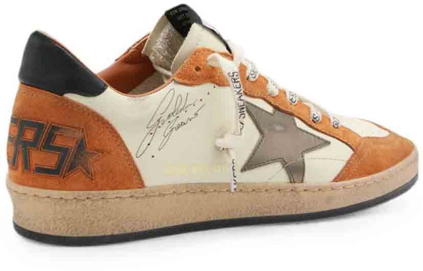Golden Goose Sneakers Brown Beige