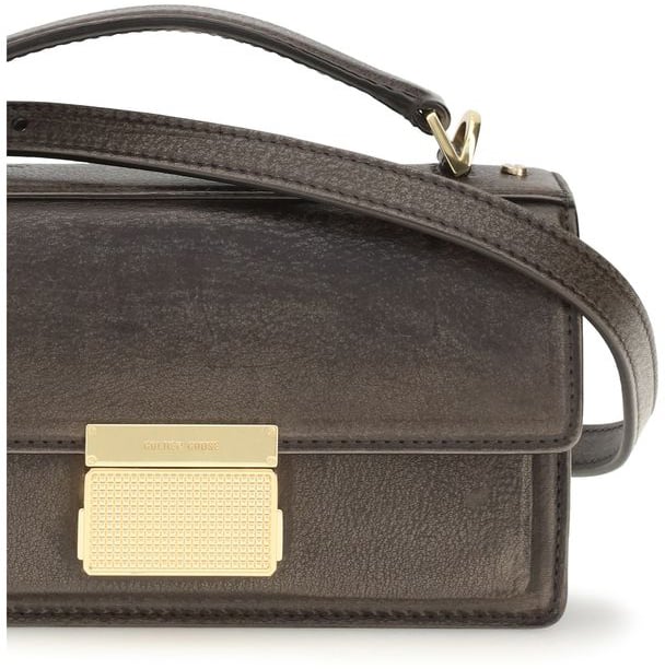 Golden Goose Brown Calf Leather Bos Taurus Handbag Bruin