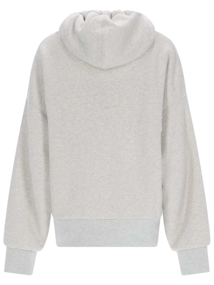 Golden Goose Star Cotton Heathered Oversized Hoodie Wit