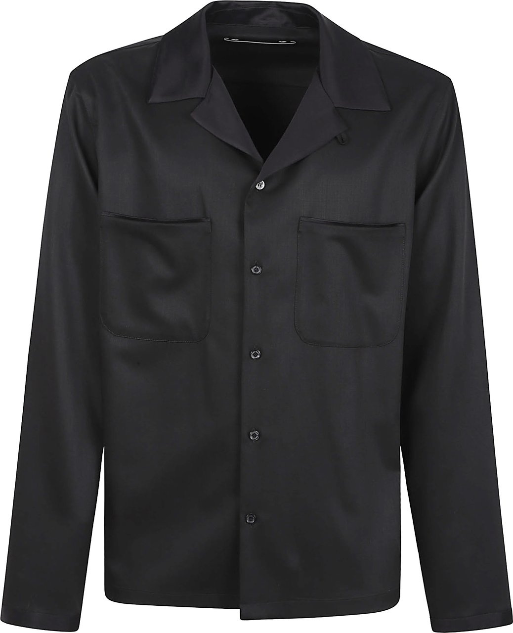 Golden Goose Black Virgin Wool Shirt Zwart