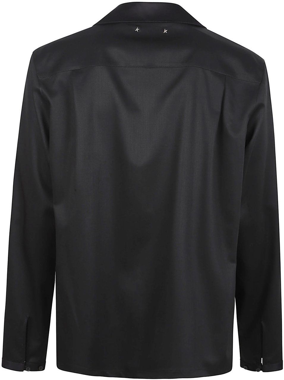 Golden Goose Black Virgin Wool Shirt Zwart