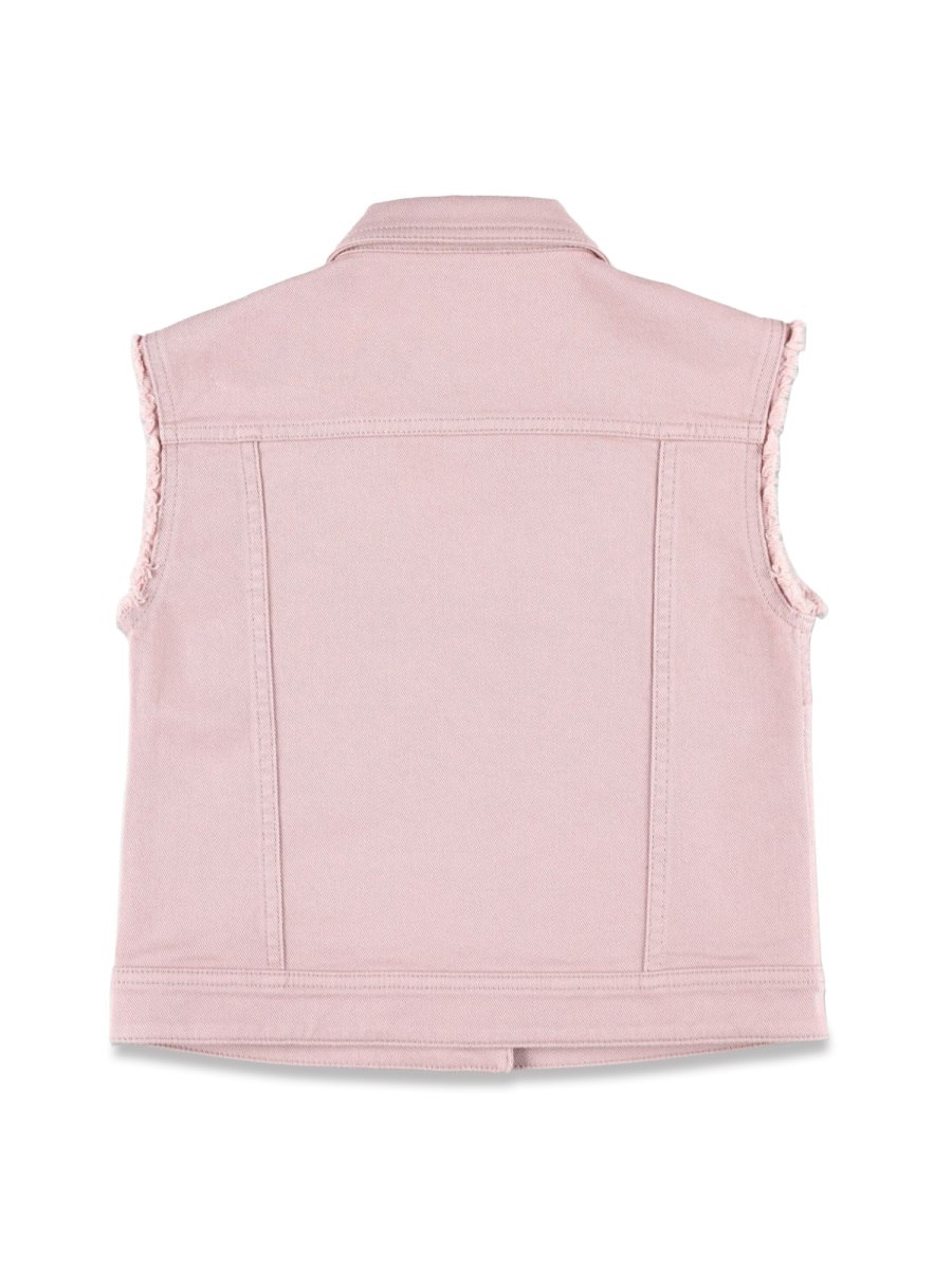 Golden Goose SLEEVELESS DENIM VEST Roze