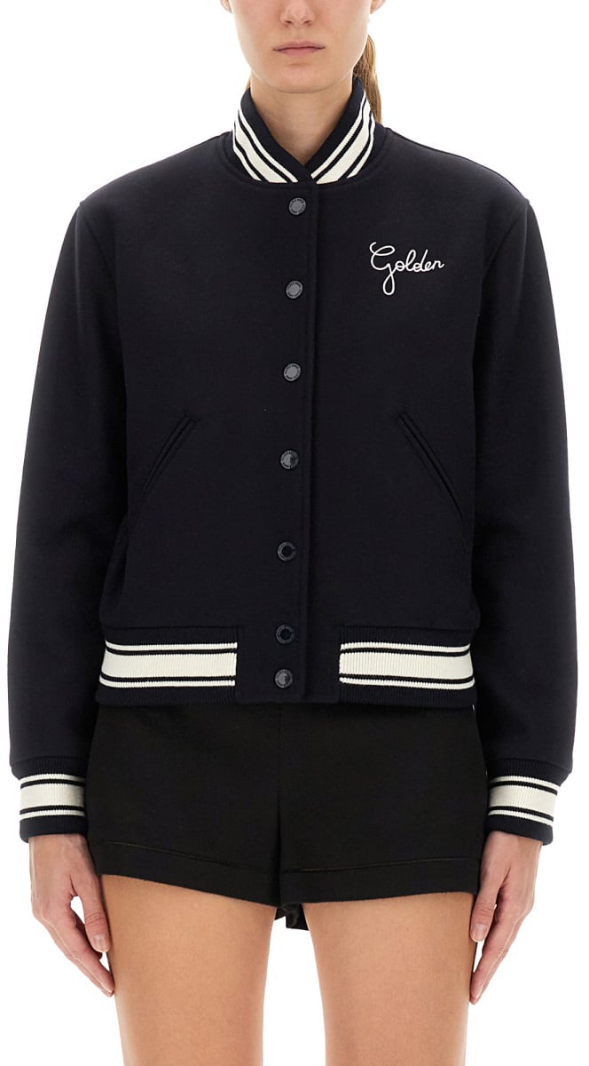 Golden Goose BOMBER JACKET Blauw