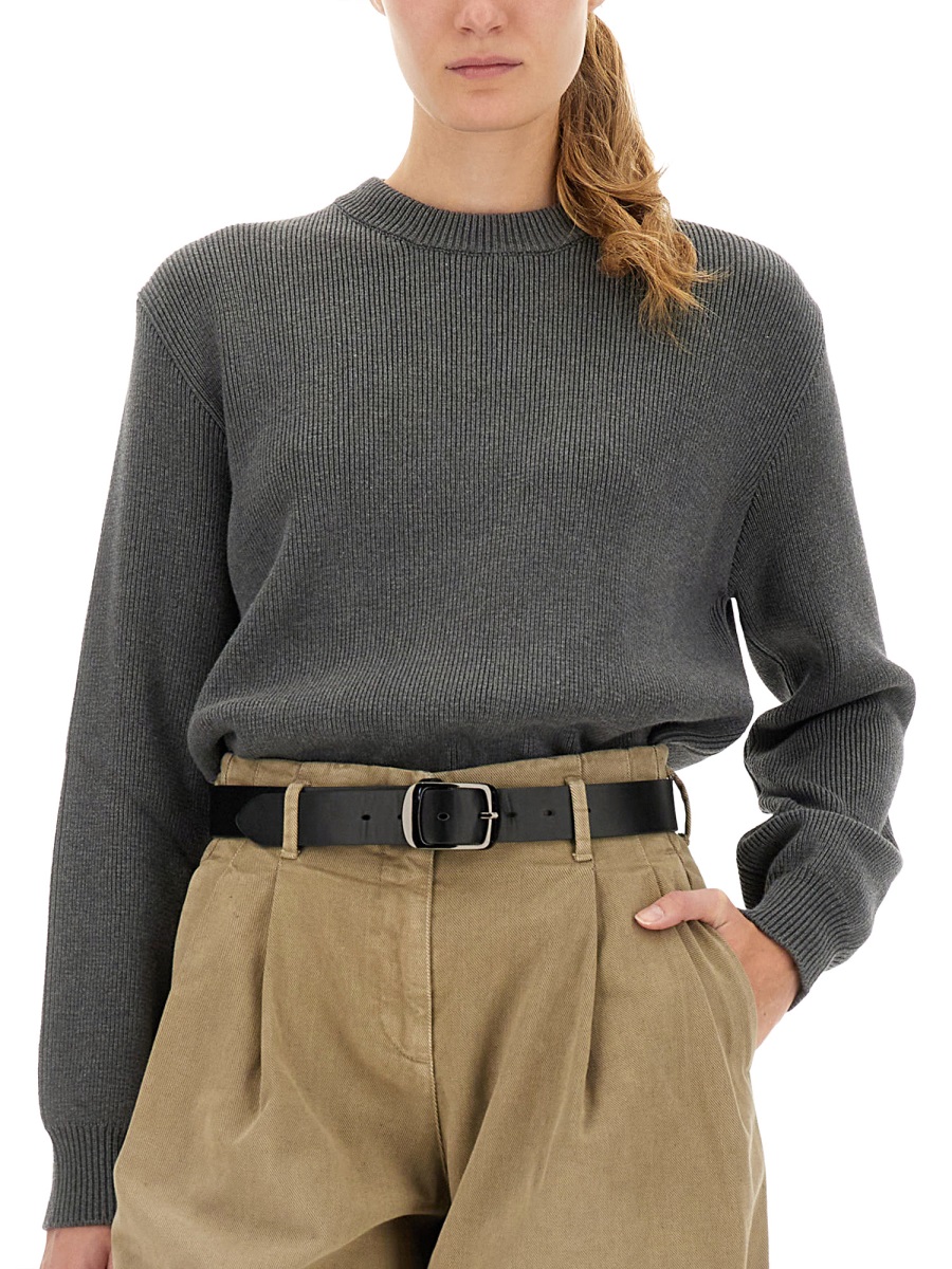 Golden Goose JERSEY WITH LOGO Grijs