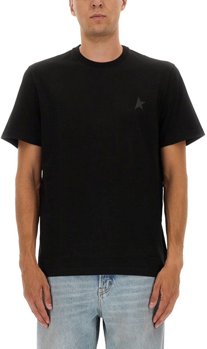 Golden Goose COTTON T-SHIRT Zwart