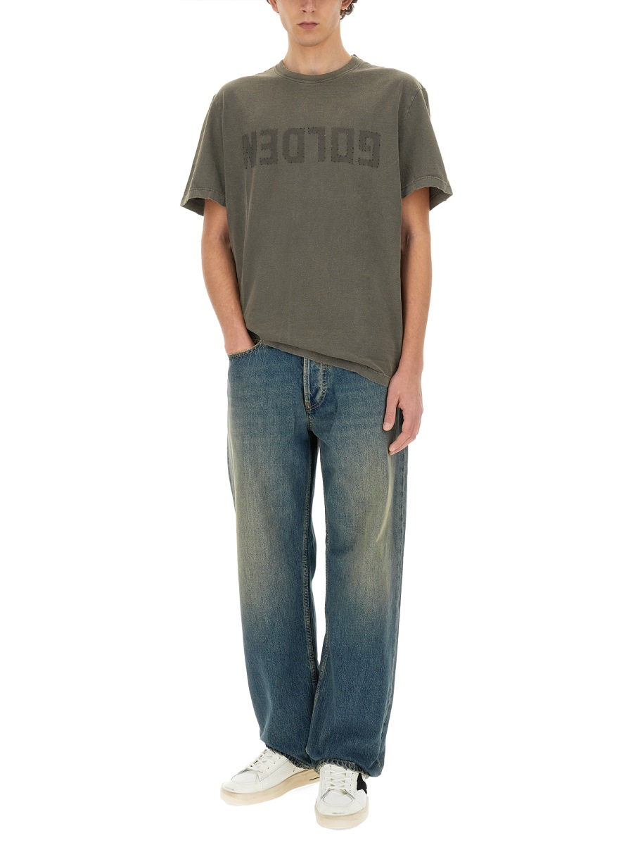 Golden Goose COTTON T-SHIRT Groen