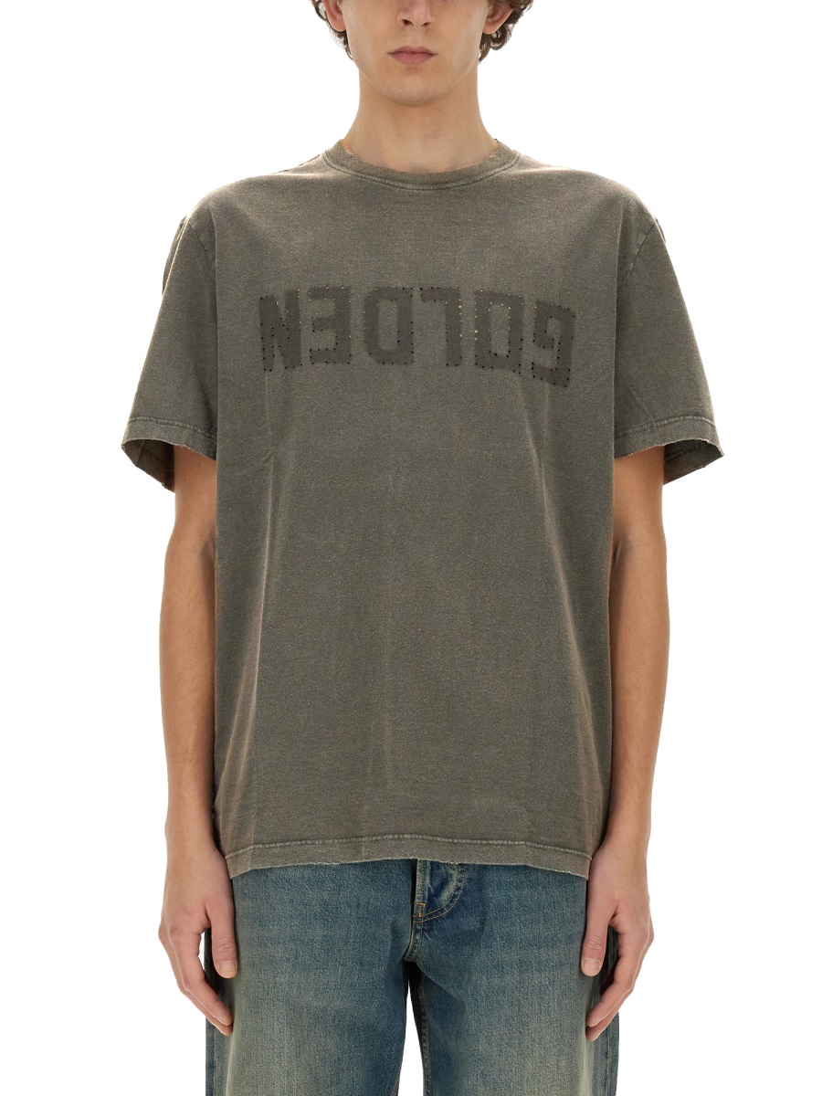 Golden Goose COTTON T-SHIRT Groen