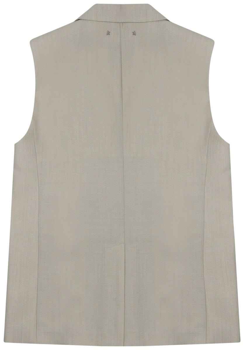 Golden Goose WOOL VEST Beige