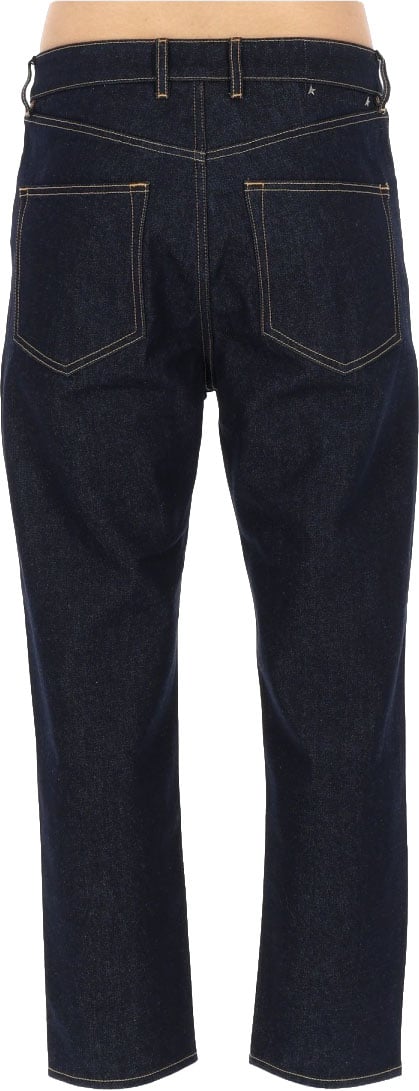 Golden Goose happy pant dark blue jeans Blauw