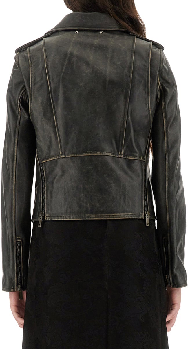 Golden Goose LEATHER STUD Zwart