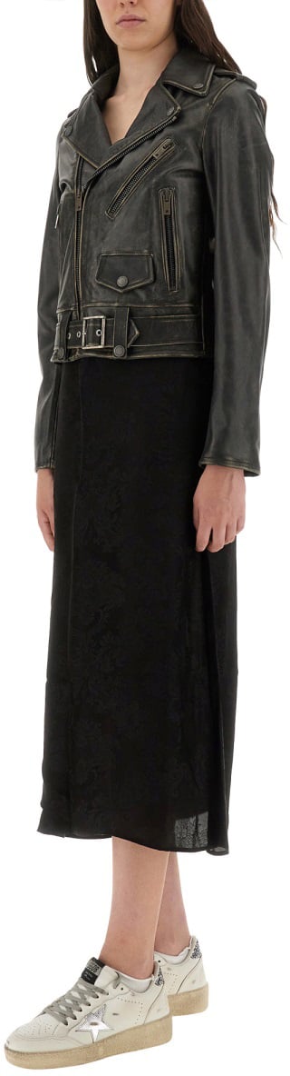 Golden Goose LEATHER STUD Zwart