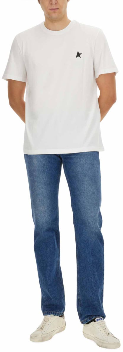 Golden Goose T-SHIRT IN COTONE Wit