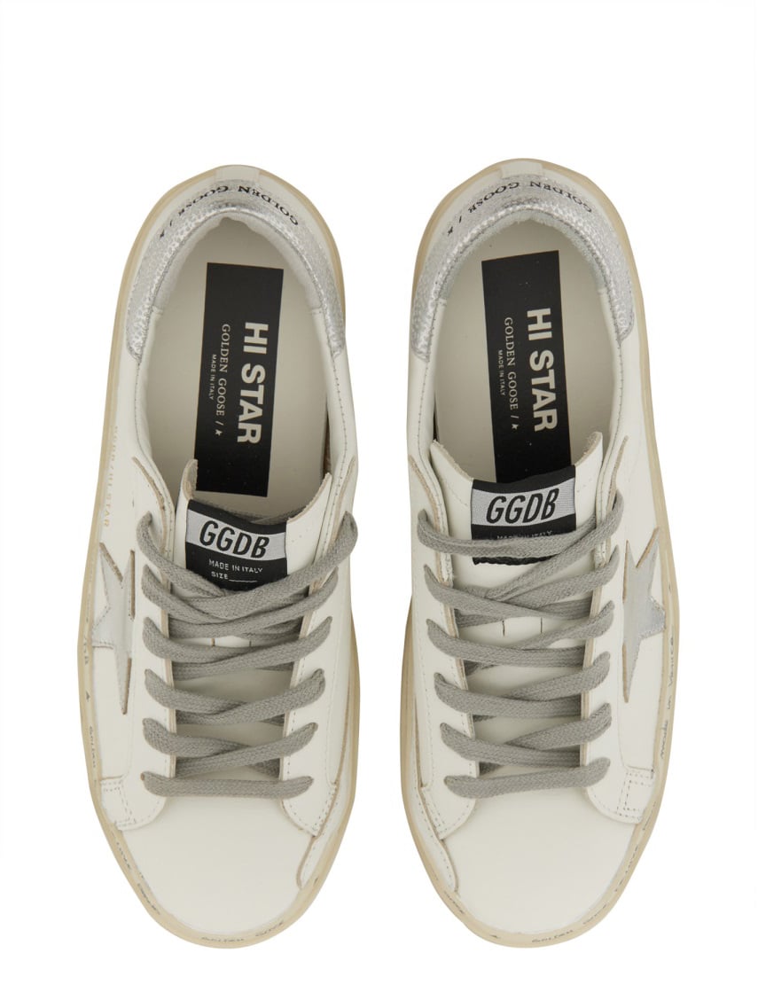 Golden Goose "HI STAR" SNEAKER Wit