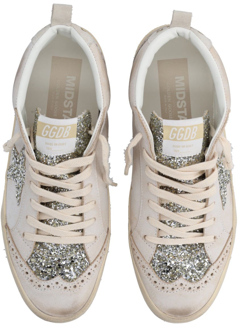 Golden Goose "MID STAR" SNEAKER Wit