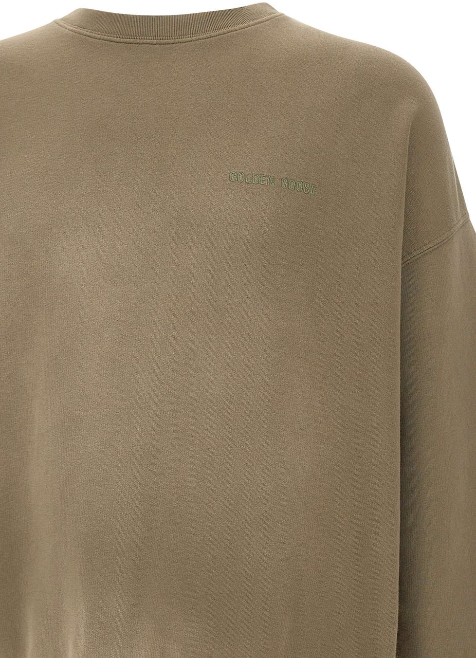 Golden Goose Sweaters Green Taupe