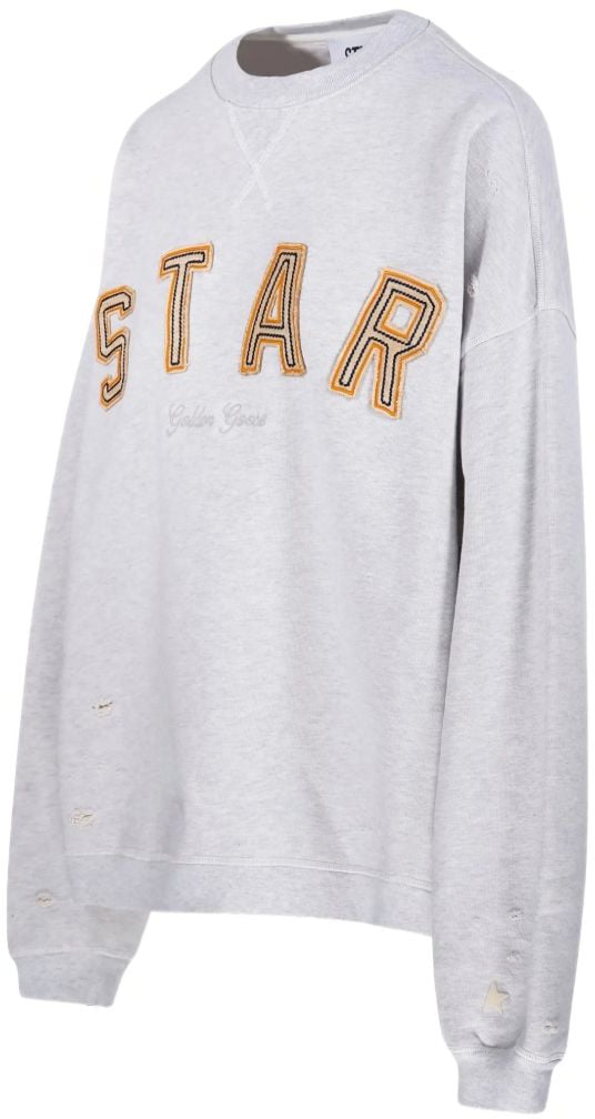 Golden Goose Sweaters Grigio Chiaro Lichtgrijs