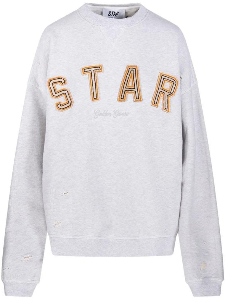 Golden Goose Sweaters Grigio Chiaro Lichtgrijs