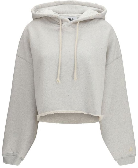 Golden Goose Golden Goose Gray Cotton Sweatshirt Grijs