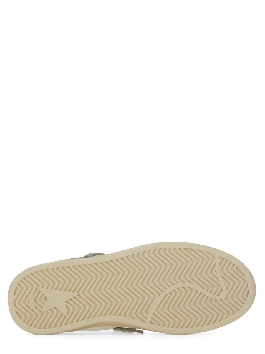 Golden Goose White Leather Ballstar 2 Sneakers Zilver