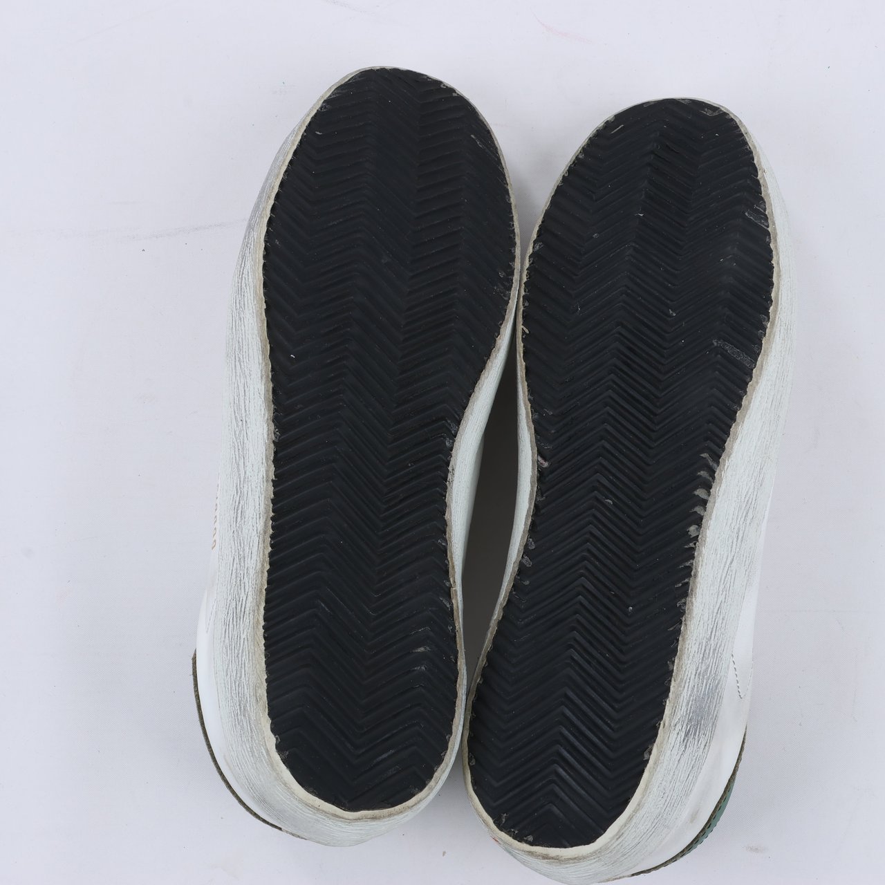 Golden Goose GOLDEN GOOSE Leather Sneakers in White SUPERSTAR, Size 40 EU Beige